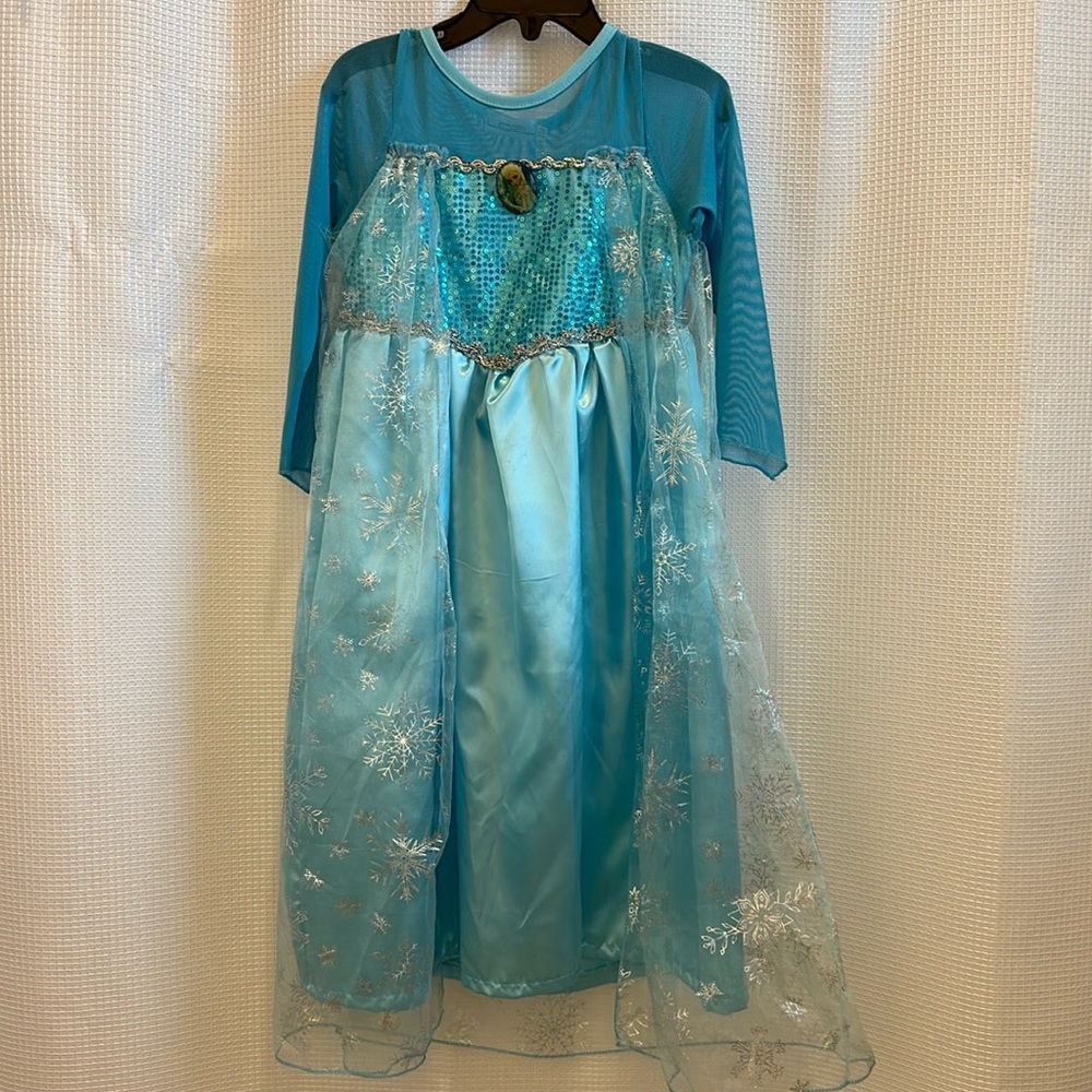 Girls Elsa Dress Size 4-5T